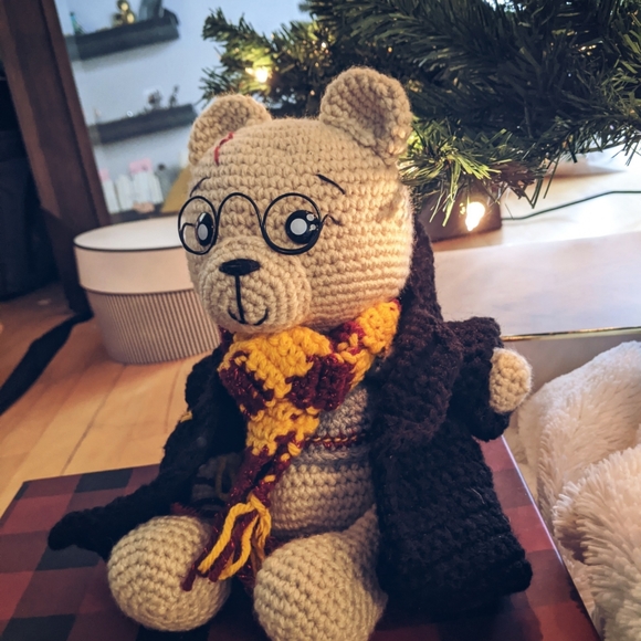 Crocheted Harry Potter Bear - Picture 3 of 4